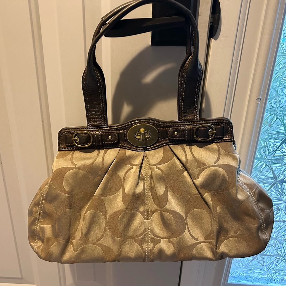 Coach Gold/Brown Designer Women's Bag